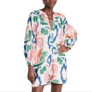 Culthera Que Culhera Minidress XS Luxury Resortwear Cotton Bohemian Vacation